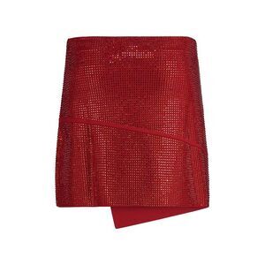 ANDREADAMO Embellished Mini Skirt Women RED Skirts